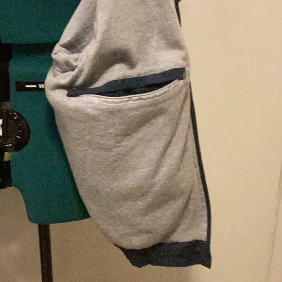 Waterproof Blue Zip front Mens Hooded Jacket Med,pockets WEATHERPROOF Garment Co - Picture 7 of 8